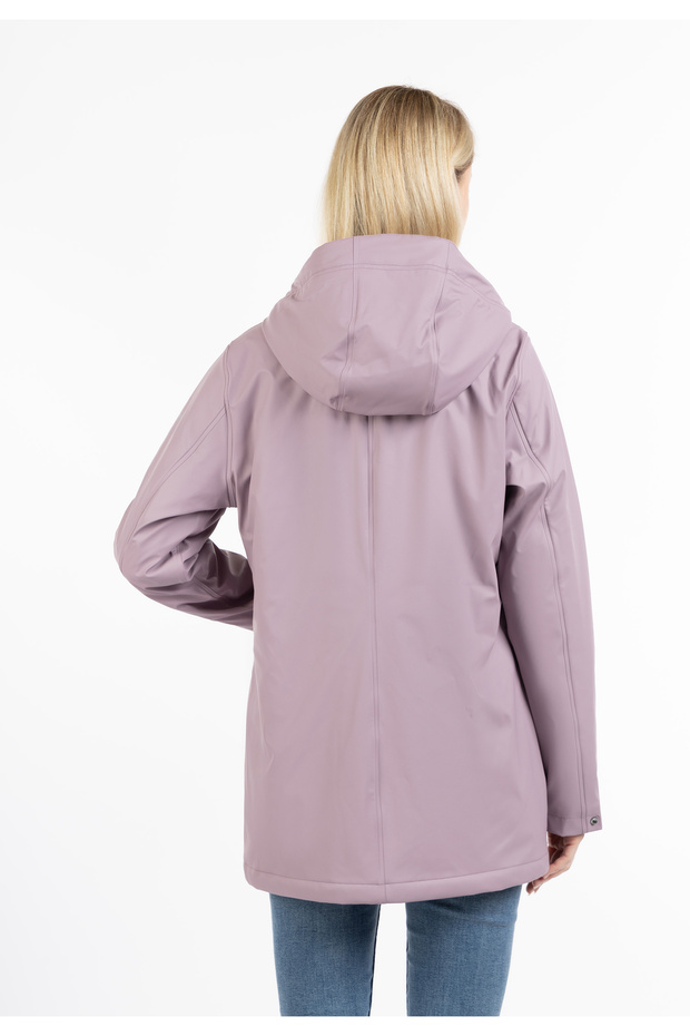 Regenjacke mit Webpelzfutter - 4