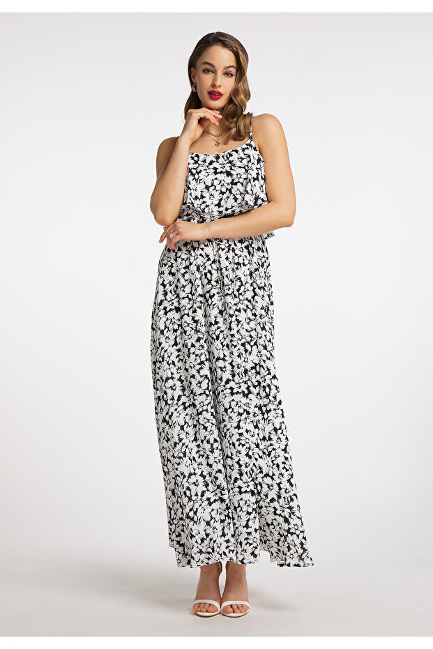 Maxikleid mit Blumenprint - 4