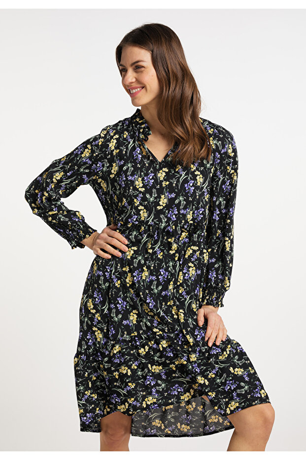 Kleid mit Blütenprint - 3