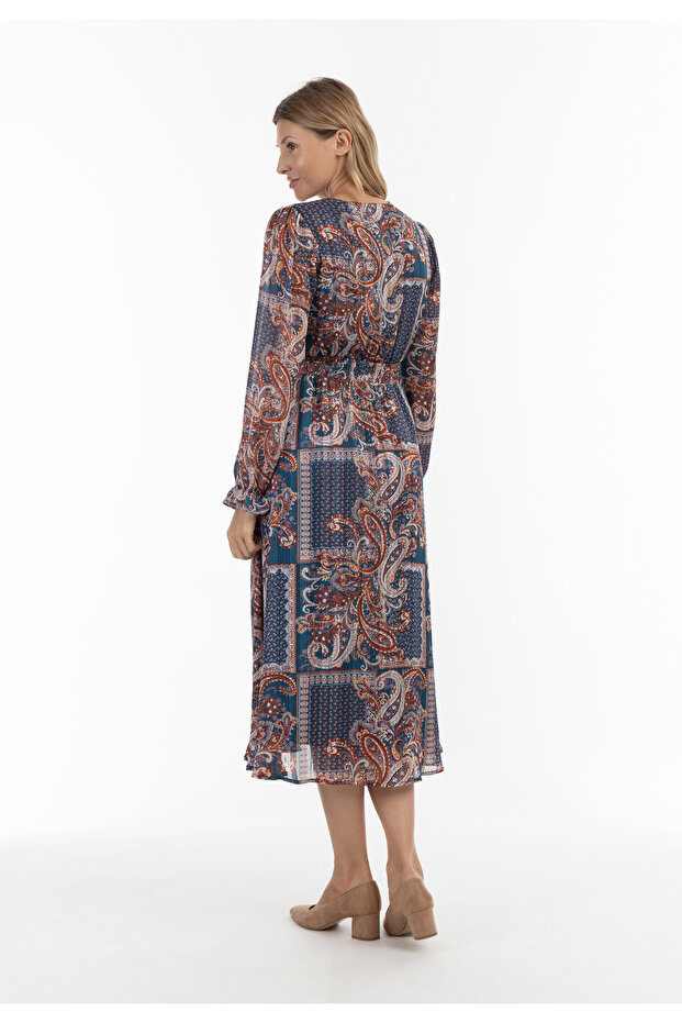 Maxikleid mit Paisley-Print - 2