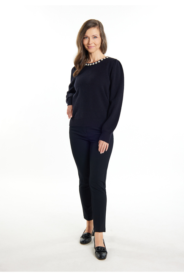 Πουλόβερ mit Perlen - 1