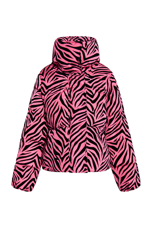 Steppjacke mit Zebra-Print - 2