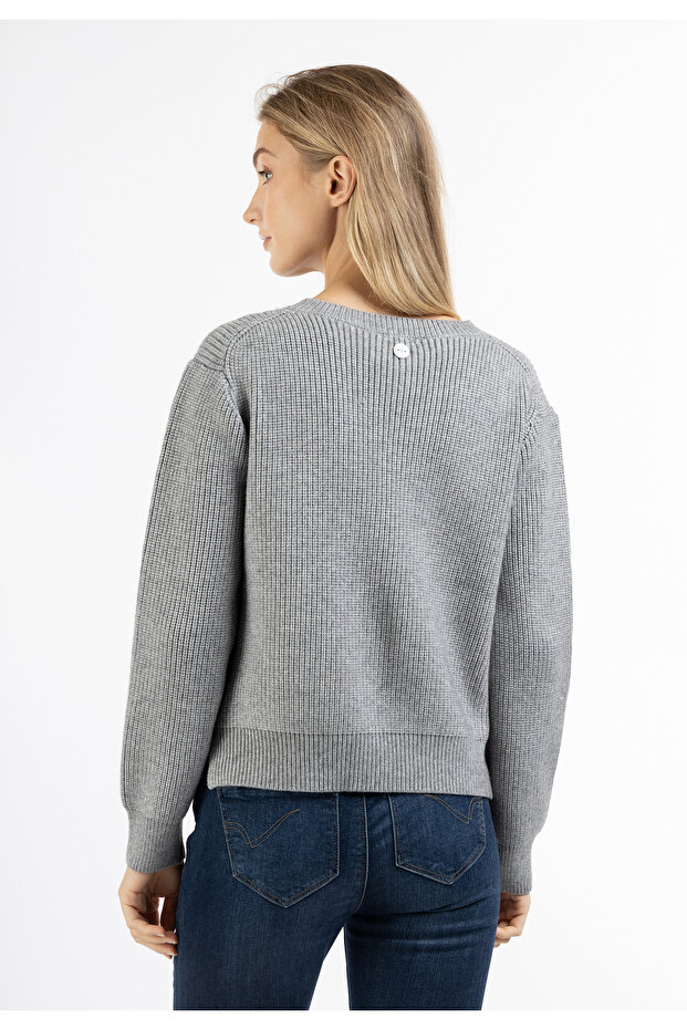 Strickjacke mit Knöpfen - 4