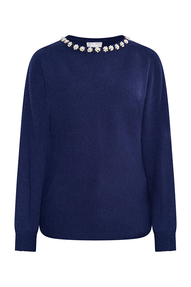Pullover mit Perlen - 2