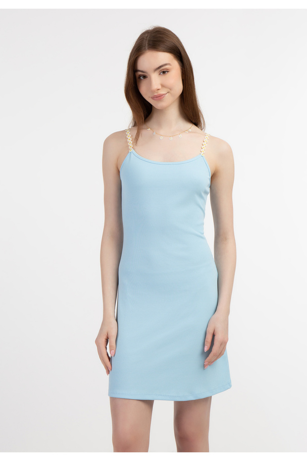 Minikleid aus Rippstrick - 3