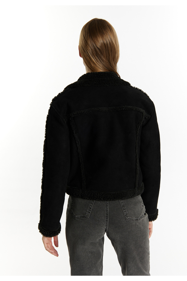 Bikerjacke aus Leder - 4