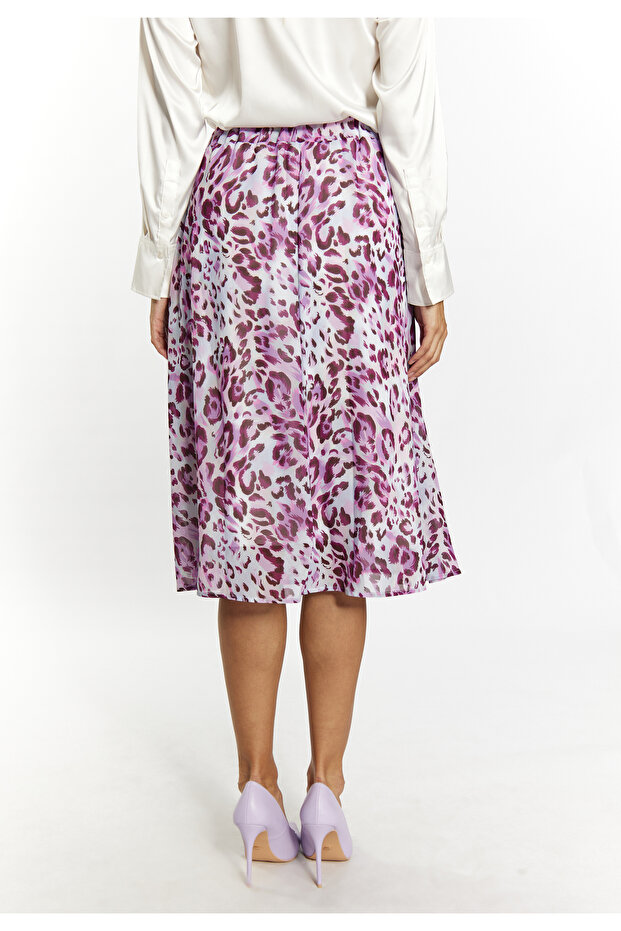 Rock mit Leoprint - 4