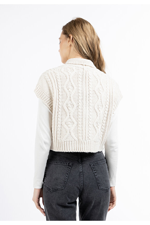 Strick Weste - 4