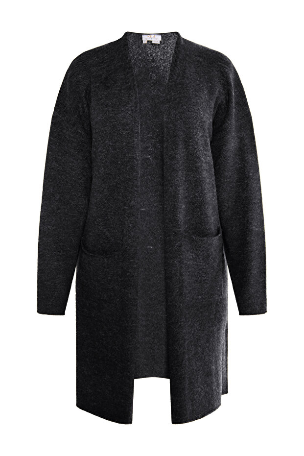 Lange Strickjacke - 2