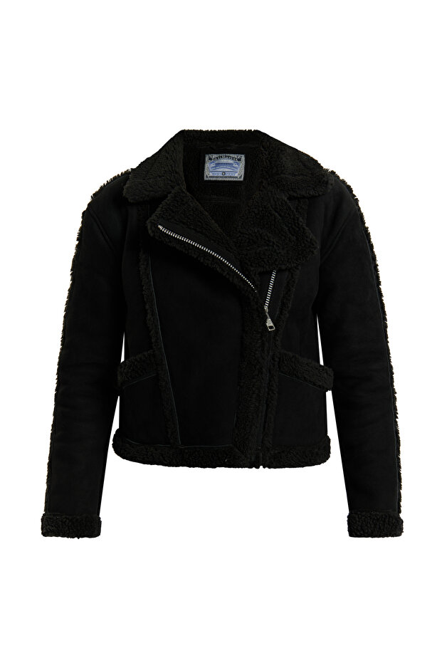 Bikerjacke aus Leder - 2
