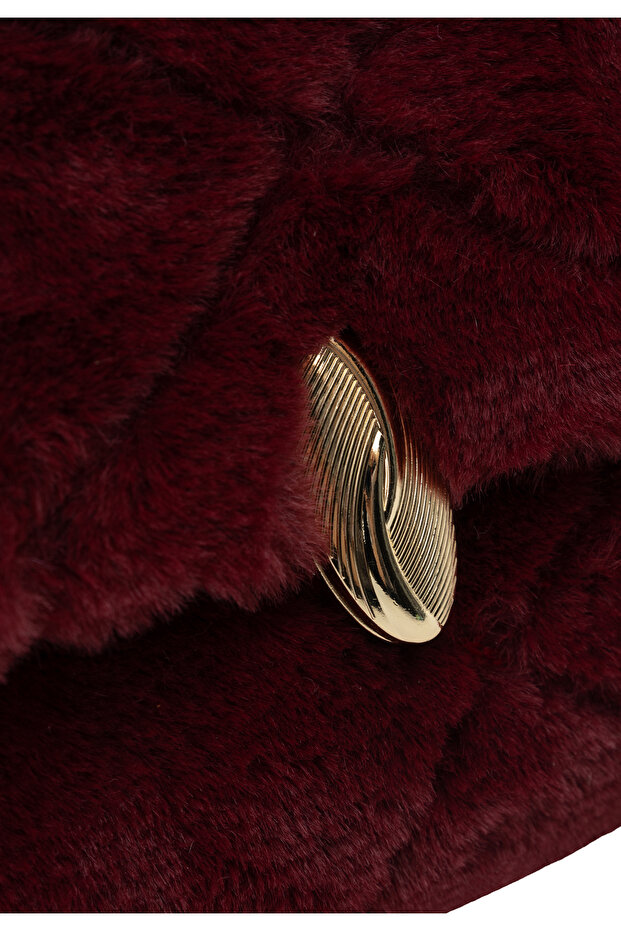 Schultertasche aus Kunstfell - 5