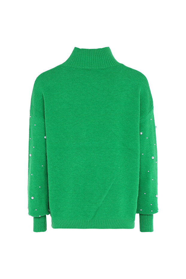 Pullover mit Perlen - 2