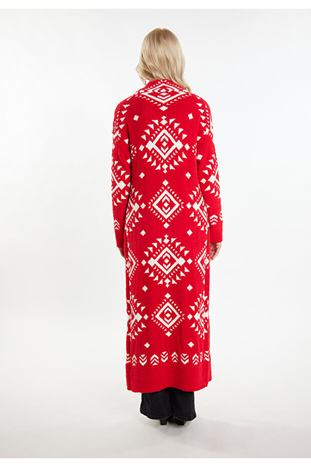 Lange Strickjacke - 2