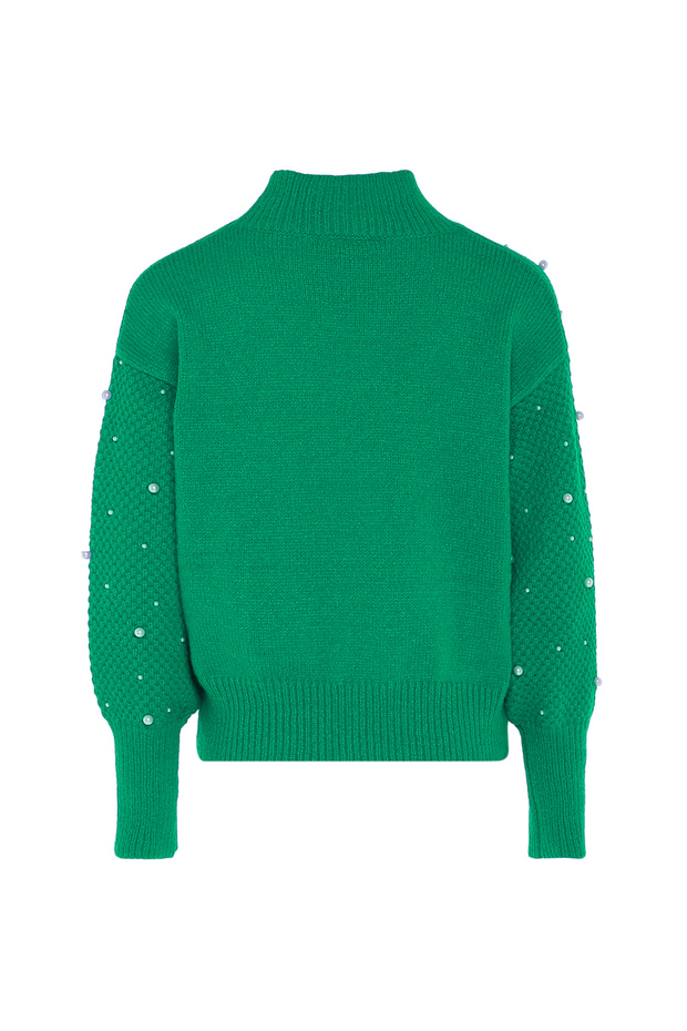 Pullover mit Perlen - 2