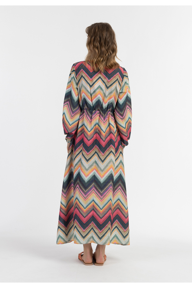 Maxi Langarmkleid - 2