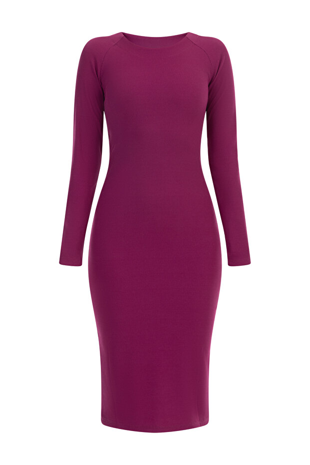 Langarmkleid midi - 3