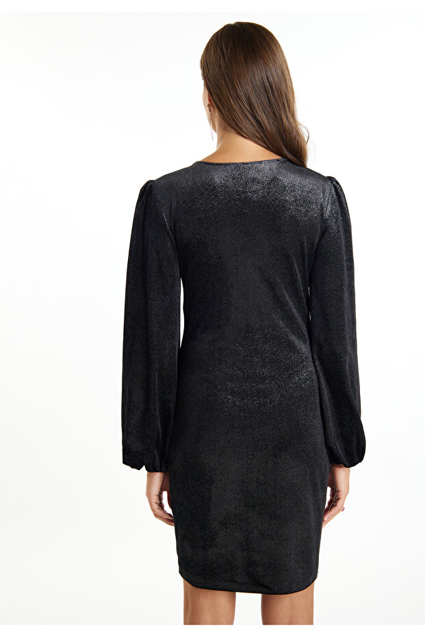 Mini Langarmkleid - 4