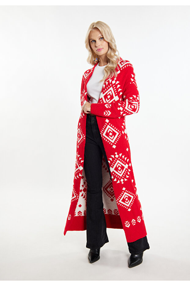 Lange Strickjacke - 1