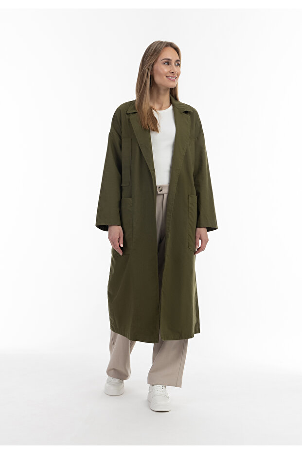 Trenchcoat mit Taillengürtel - 1