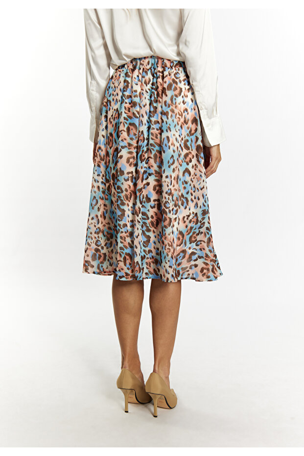 Rock mit Leoprint - 4