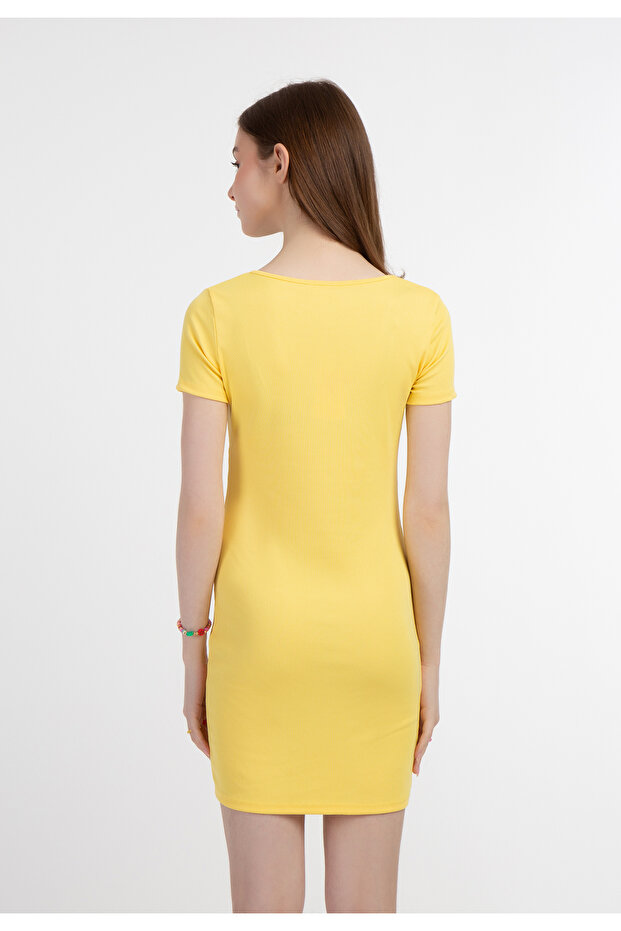 Minikleid aus Rippstrick - 4