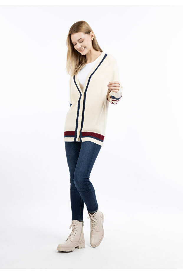 Strickjacke mit Knöpfen - 1