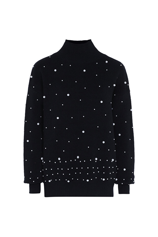 Pullover mit Perlen - 1
