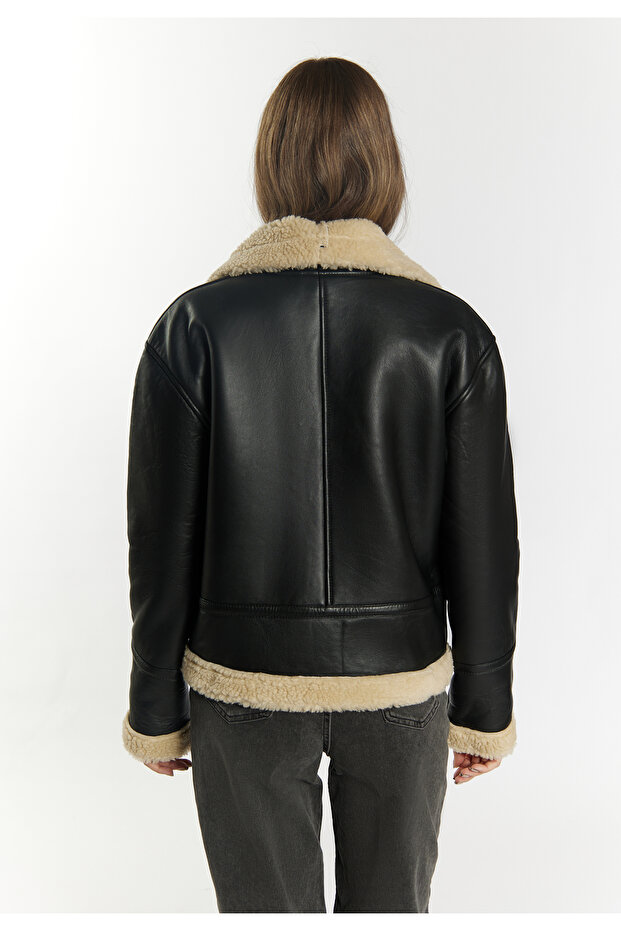 Lederjacke aus Shearling - 4