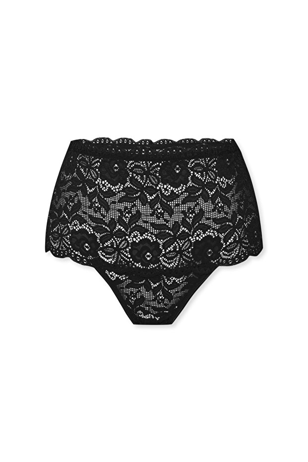Lace High Waist Large Size Women's Panties