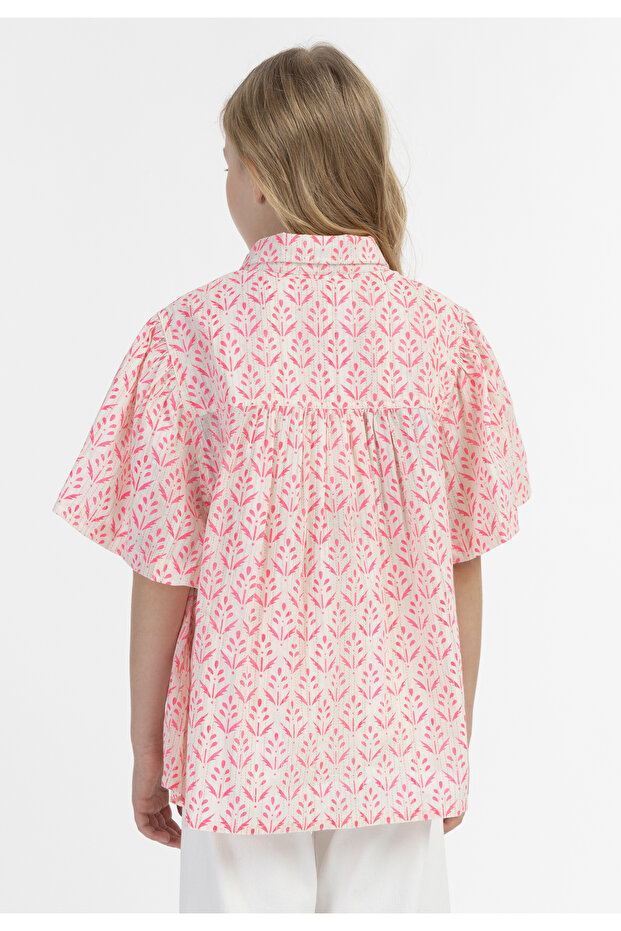Kurzarm Bluse - 4
