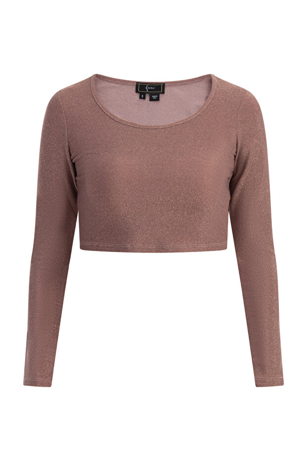 Cropped Jersey-top - 2