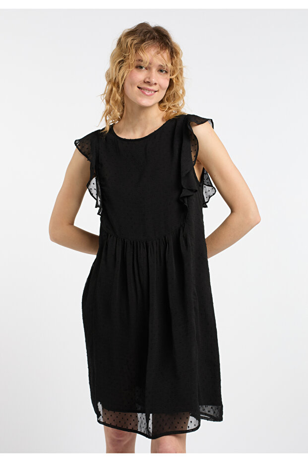 Midikleid mit Rüschen - 3