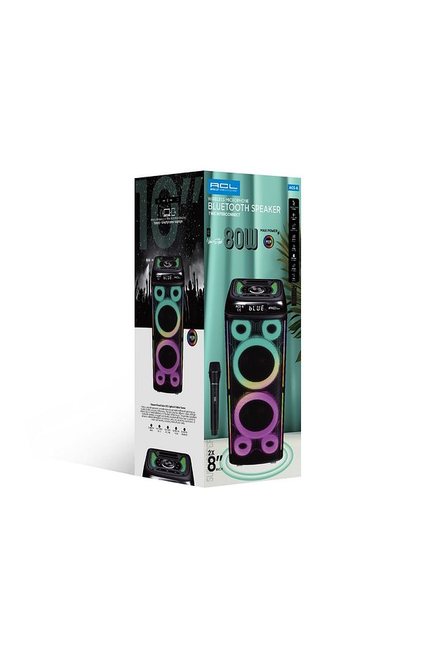 Legend Rgb Işıklı Parti Boy Bluetooth Hoparlör Mikrofonlu Ses Bombası - 3