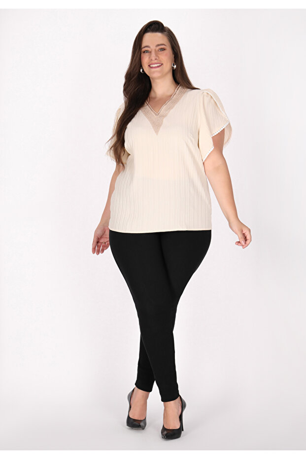 Plus Size blouse - 1