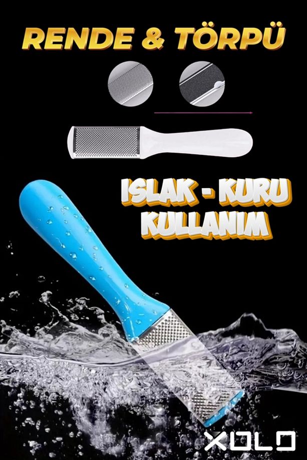 Çift Taraflı Ayak Topuk Törpüsü Rende ve Törpü Islak Kuru Kullanım XL69 - 8