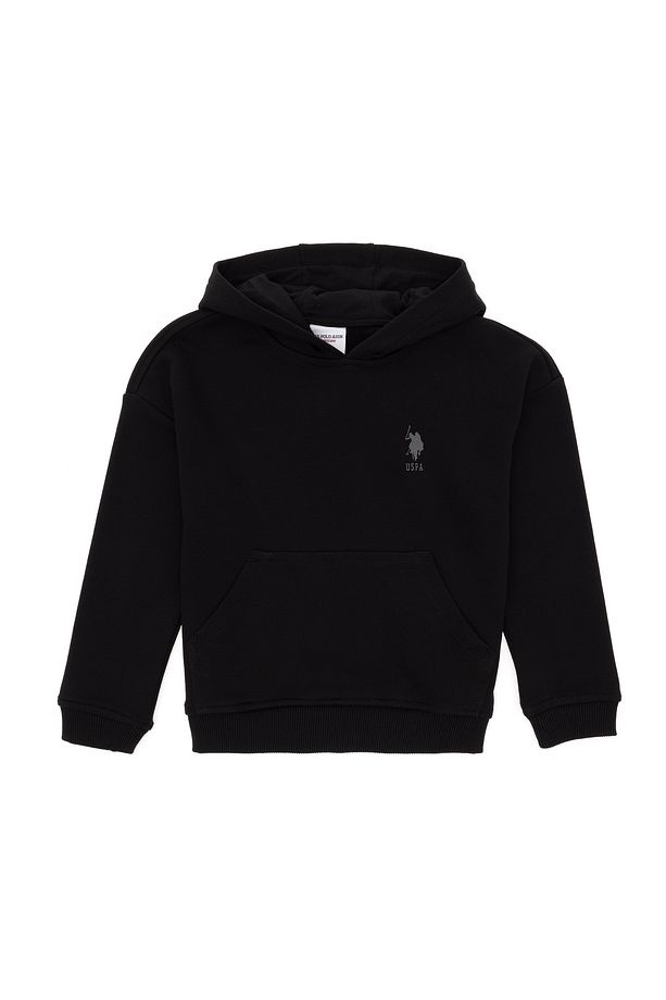 Erkek Çocuk Siyah Basic Kapüşonlu Sweatshirt 50298269-vr046 - 3