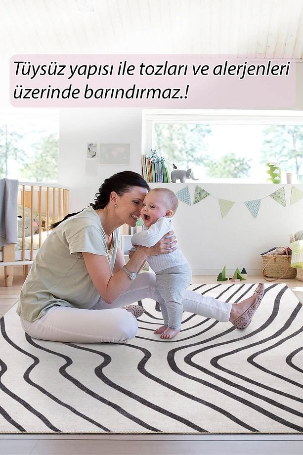 Funk Şönil Dokuma Pamuk Polyester Halı (al 424) - 9