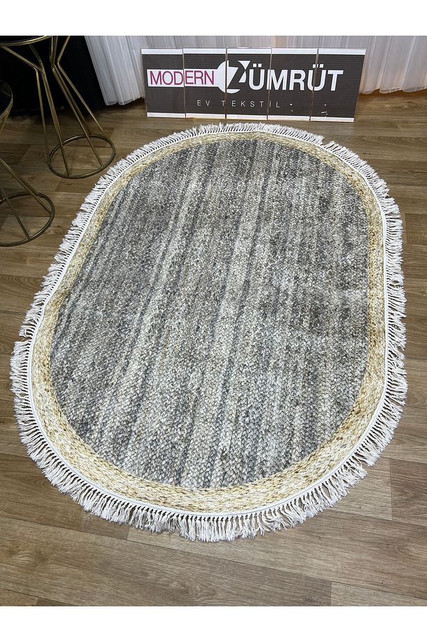 Dijital Baskılı Makinede Yıkanabilir Dot Taban Halı Nadir - 5