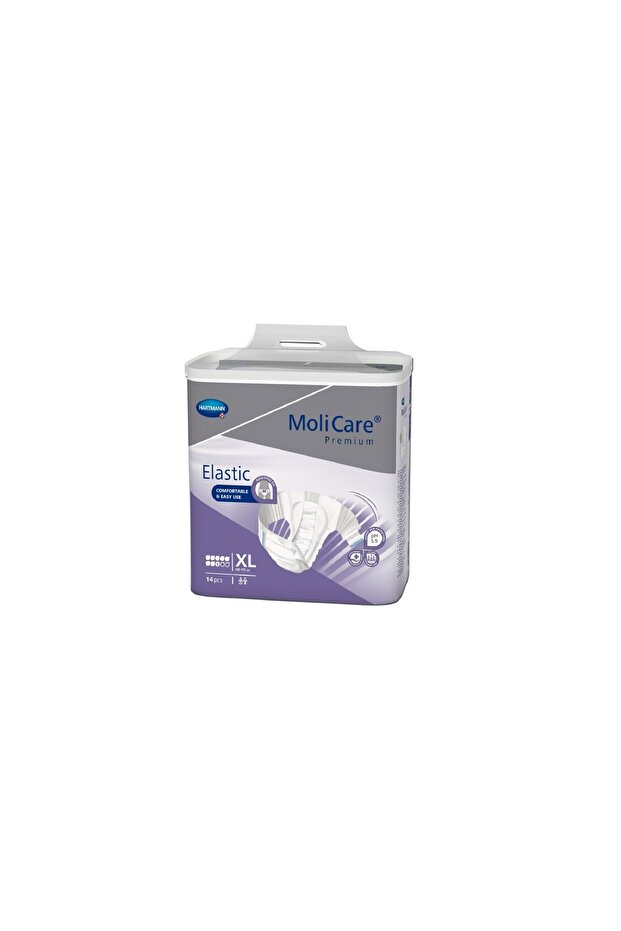 Molicare Premium Elastic Diapers Purple 8D Xl 14'S