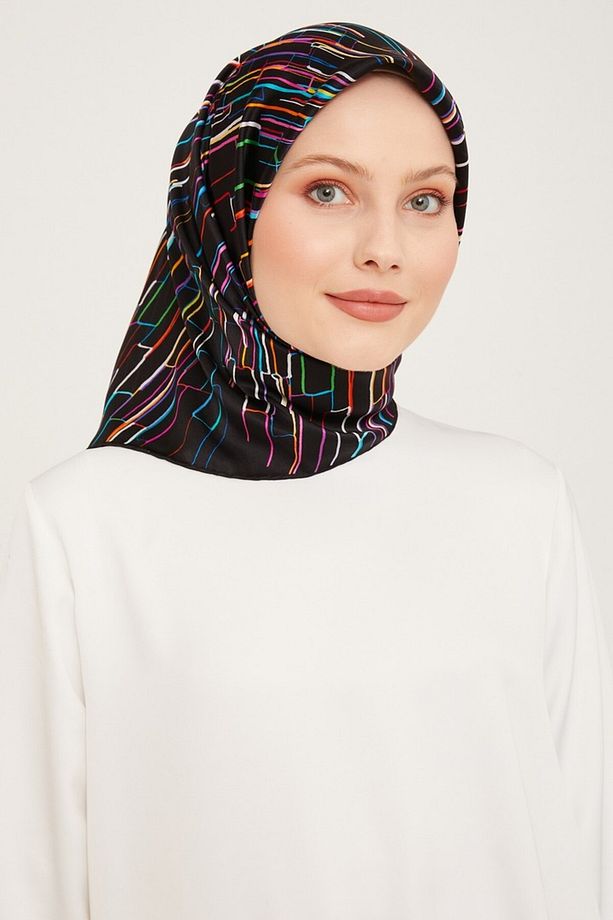İpek Twill Eşarp 9027D - 1