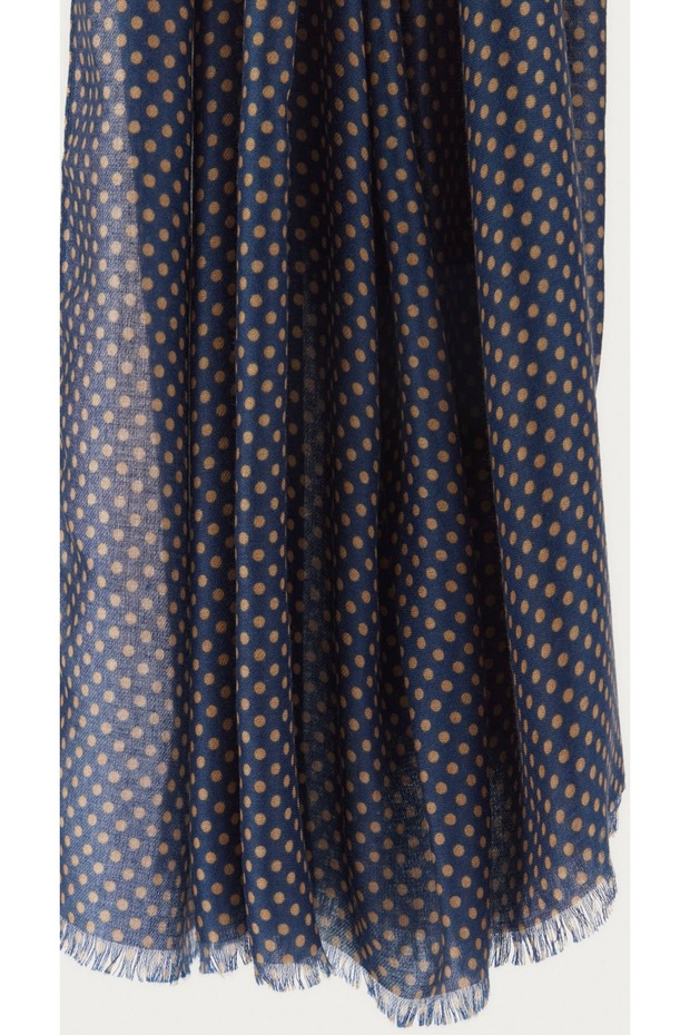 Yün İpek Baskılı Atkı - 1