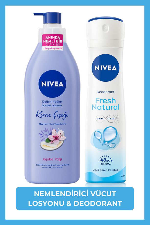 Kadın Sprey 150ml, Kiraz Çiçeği Losyonu 400ml SAKLI G - 1