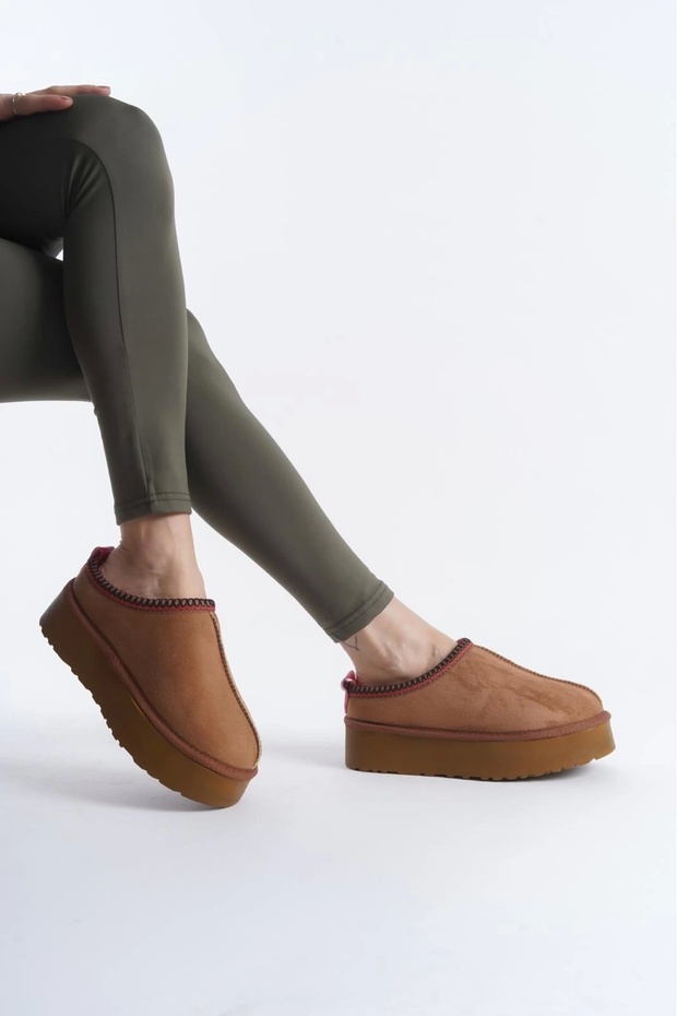 Γυναικείες Μίνι Μπότες με Χοντρό Τακούνι - 2