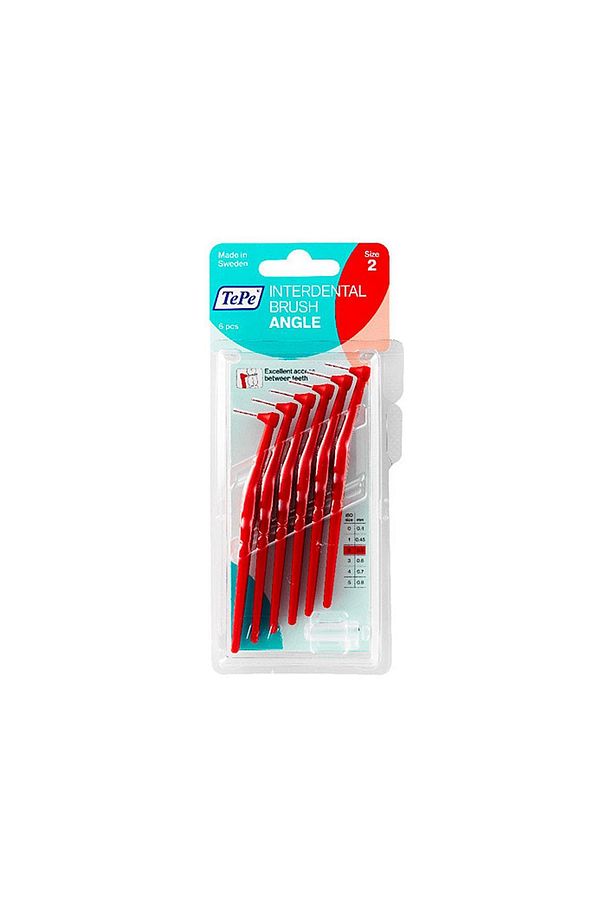 Angle Saplı Arayüz Fırçası Kırmızı 0,5 Mm 6 Lı - 1