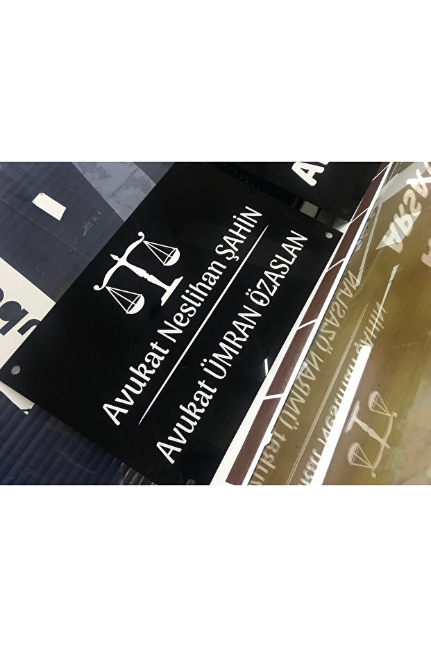 Kapı Levhası, Ofis Tabelası, Kapı Isimliği, Pleksi Tabela - 3