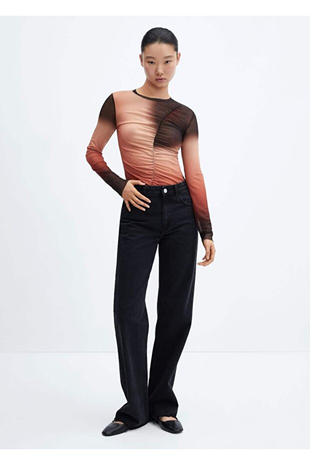 Градиентна тениска с детайли - 2