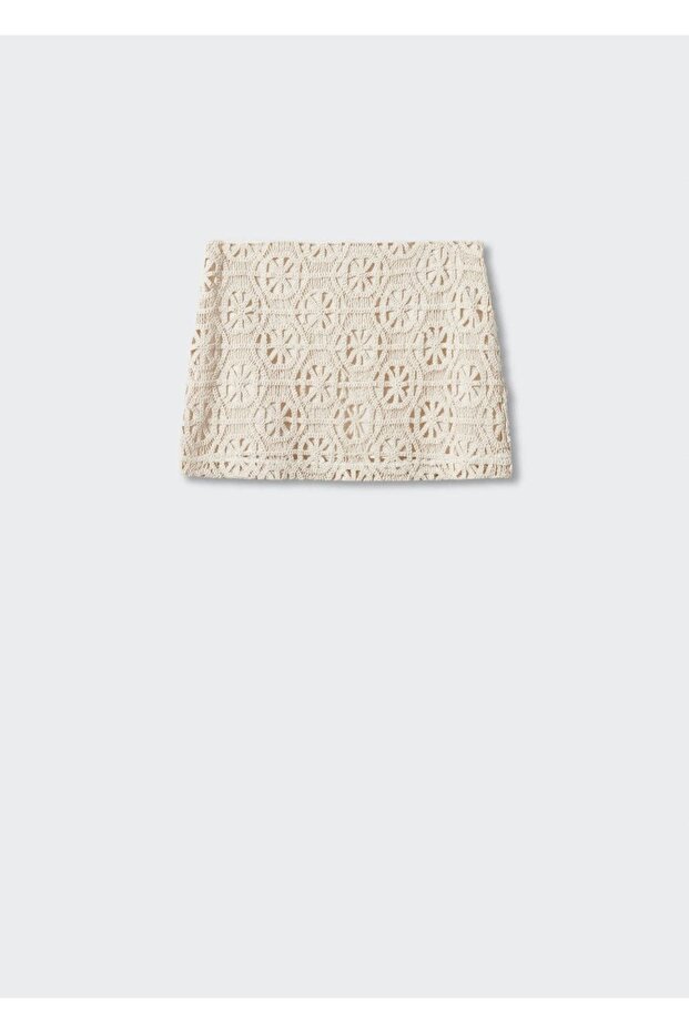 Kroşe mini etek - 3