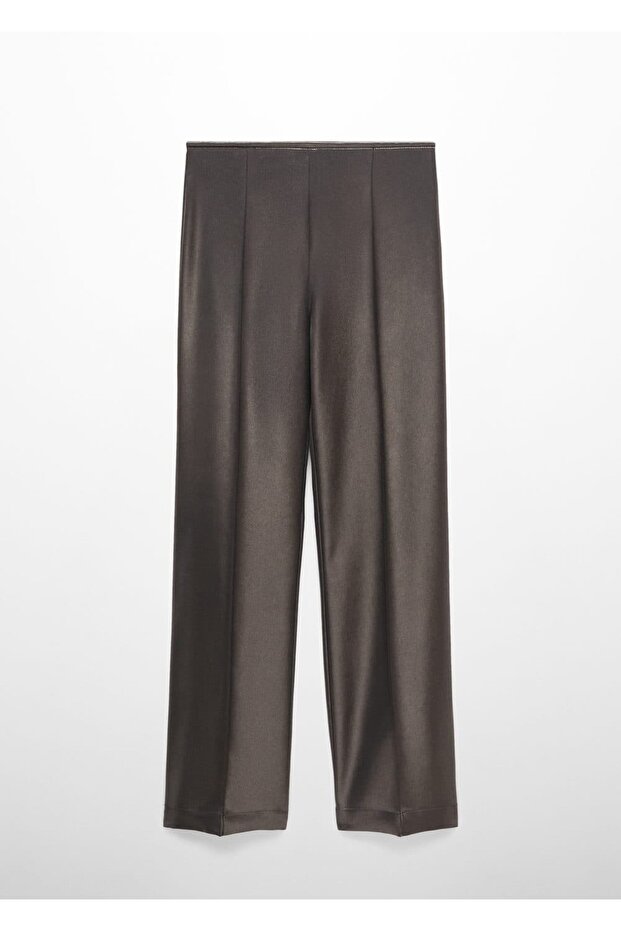 Metalik Görünümlü Pantolon - 3