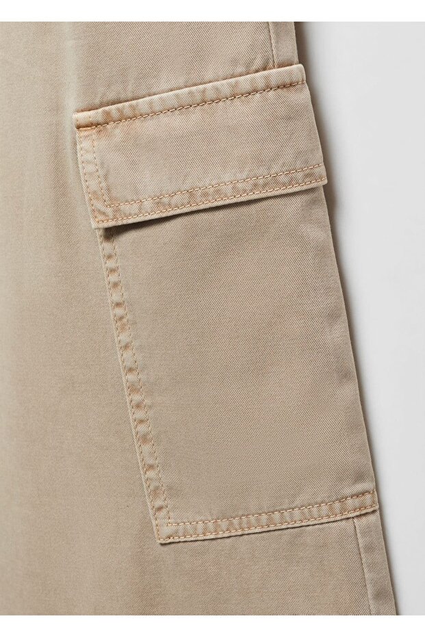 Cepli kargo jean pantolon - 5