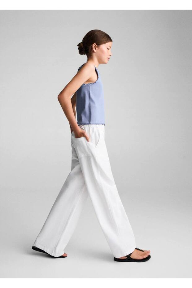 Askılı fitilli tişört - 2